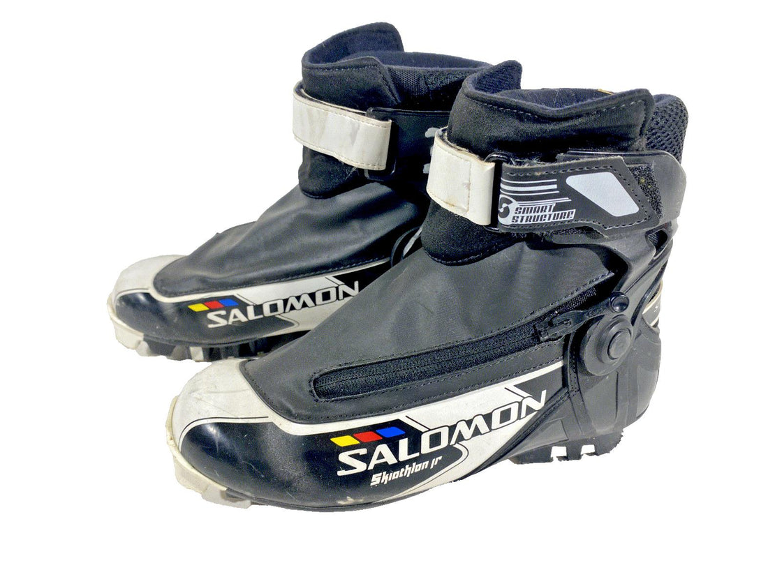 SALOMON Combi Nordic Cross Country Ski Boots Size EU37 1/3 US5 SNS Pilot 1383
