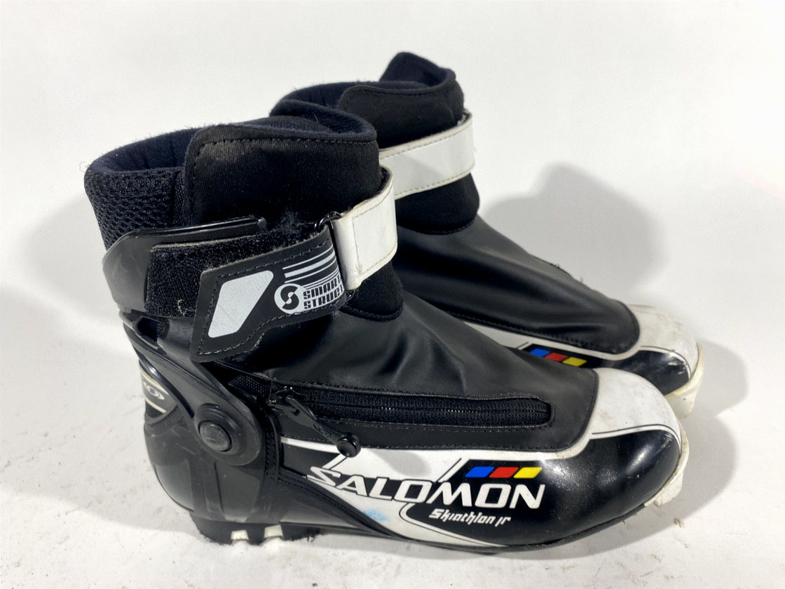 SALOMON Combi Nordic Cross Country Ski Boots Size EU37 1/3 US5 SNS Pilot 1383