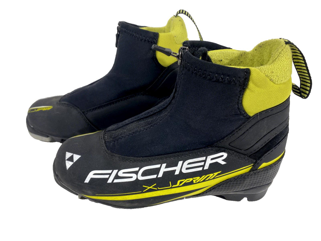 Fischer XJ Sprint Nordic Cross Country Ski Boots Size EU37 US5.5 NNN 1386