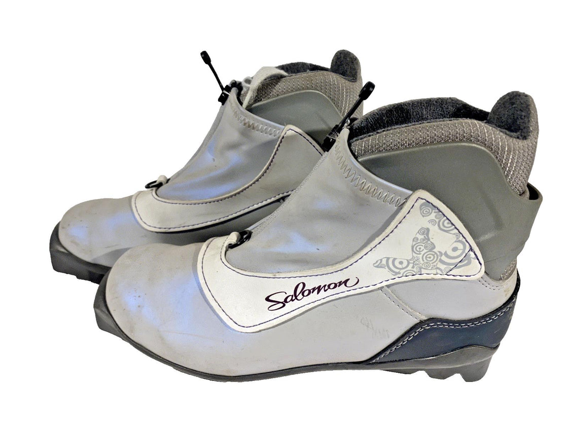 SALOMON Classic Cross Country Ski Boots Size EU39 1/3 US7.5 SNS Profil 1400