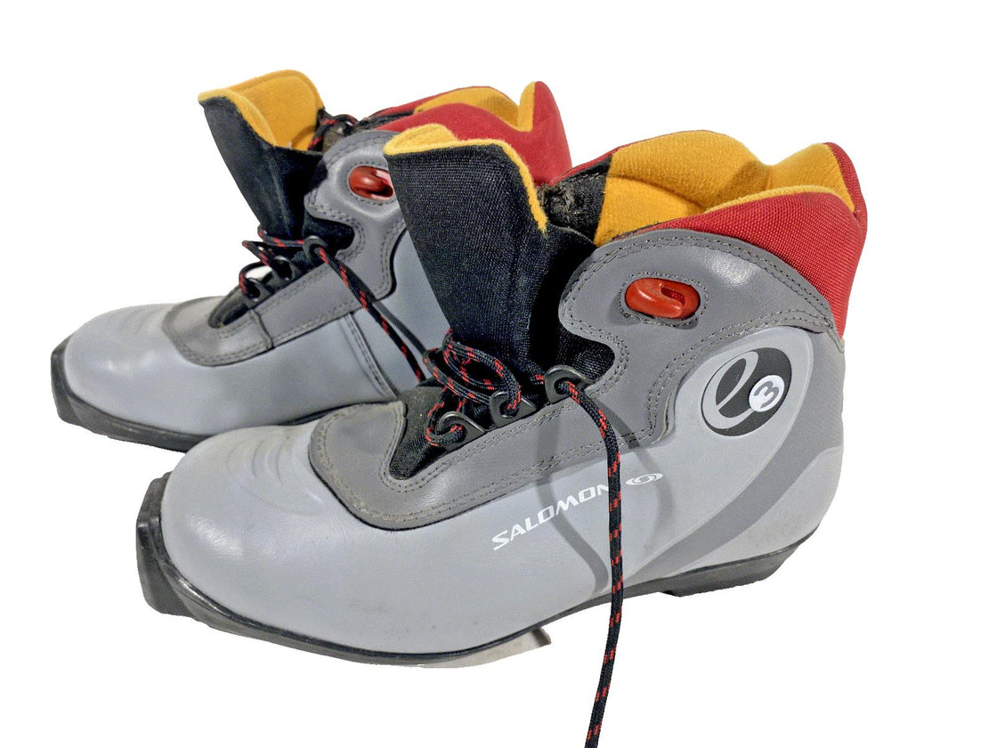 SALOMON Nordic Cross Country Ski Boots Size EU37 US4.5 SNS profil 1408