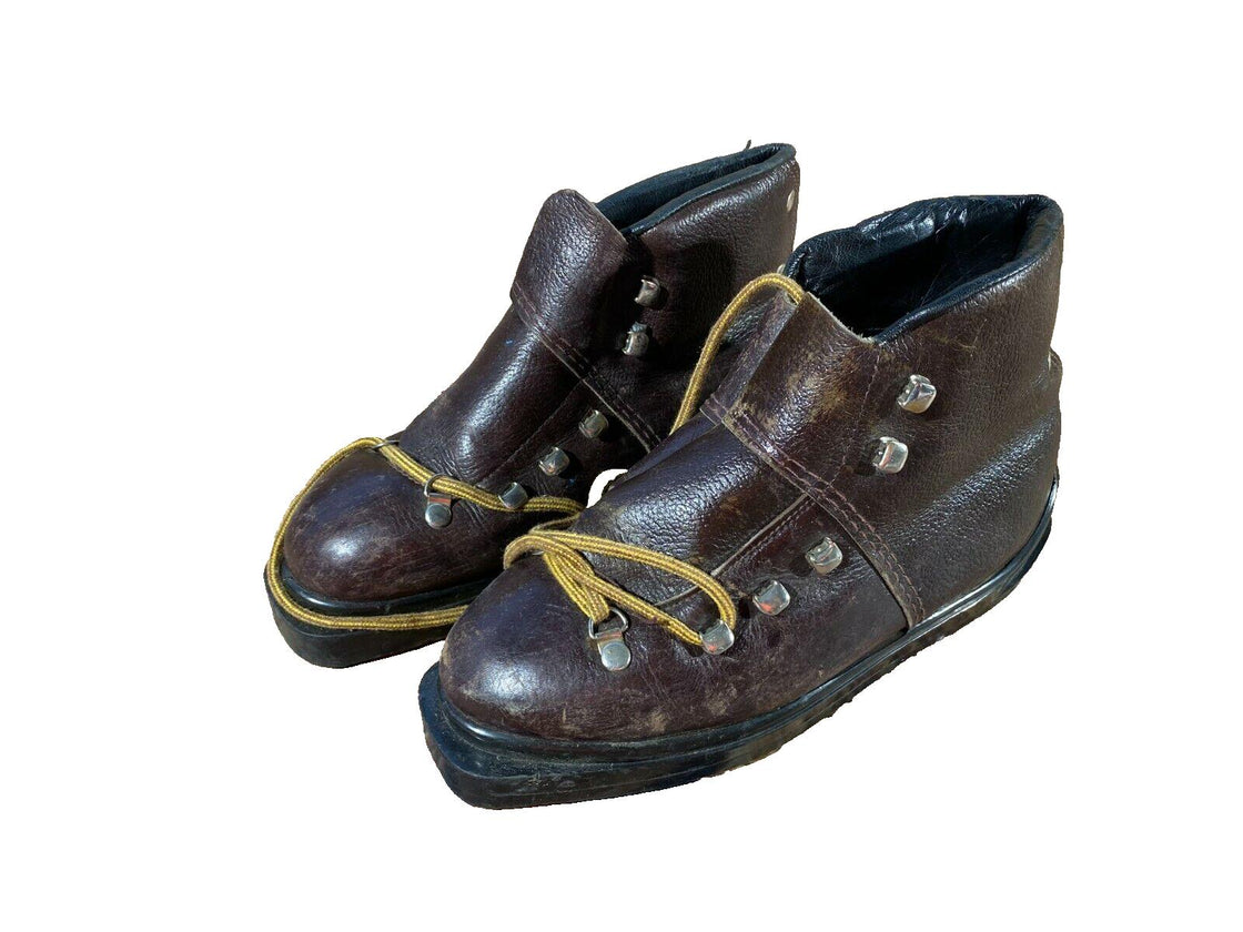 LEATHER Vintage Alpine Ski Boot Mountain Skiing EU36 US4.5 UK3.5 Mondo 230 KL144