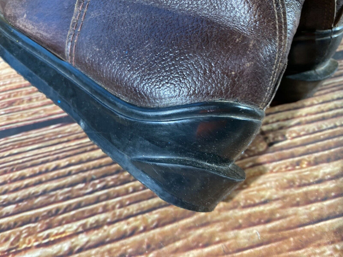 LEATHER Vintage Alpine Ski Boot Mountain Skiing EU36 US4.5 UK3.5 Mondo 230 KL144