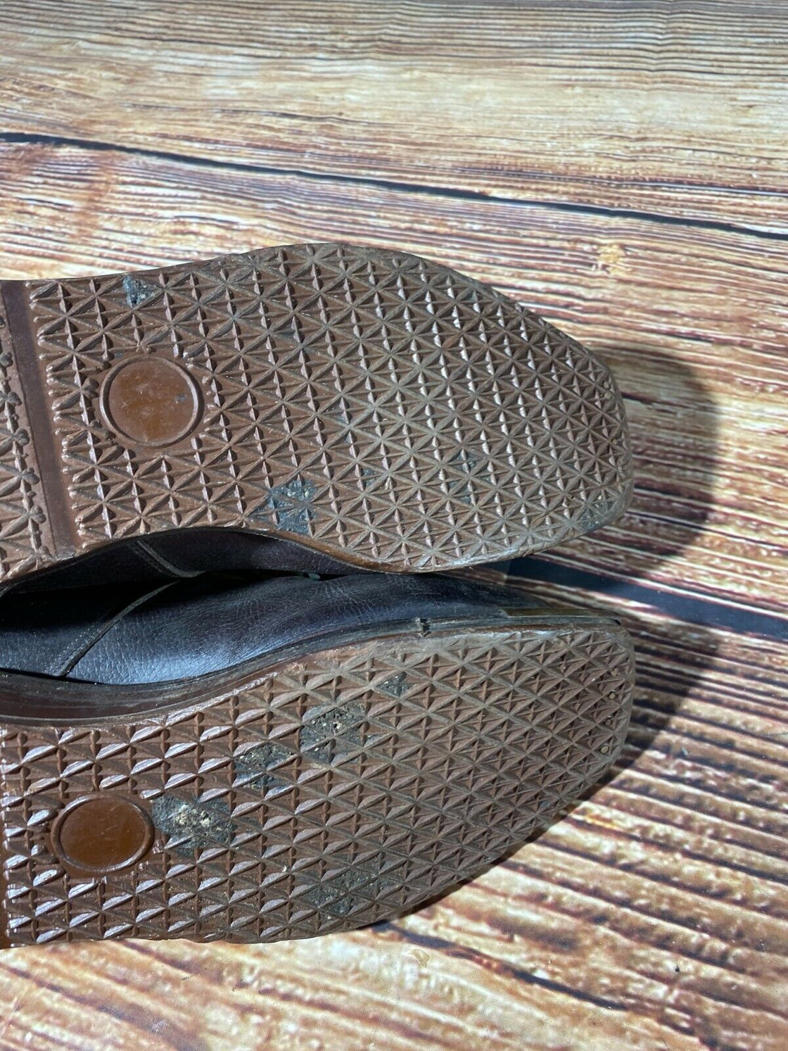 KRISTIANIA Vintage Alpine Ski Boots EU43 US9 Mondo 273 Cable Bindings KL150