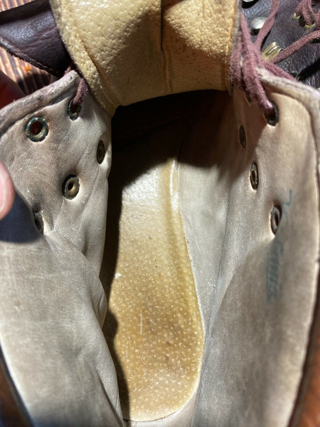 KRISTIANIA Vintage Alpine Ski Boots EU43 US9 Mondo 273 Cable Bindings KL150