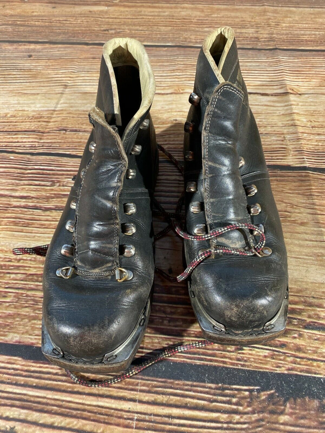 SCANDINAVIA SKO Vintage Alpine Ski Boots Mountain Skiing EU41 Mondo 255 KL176