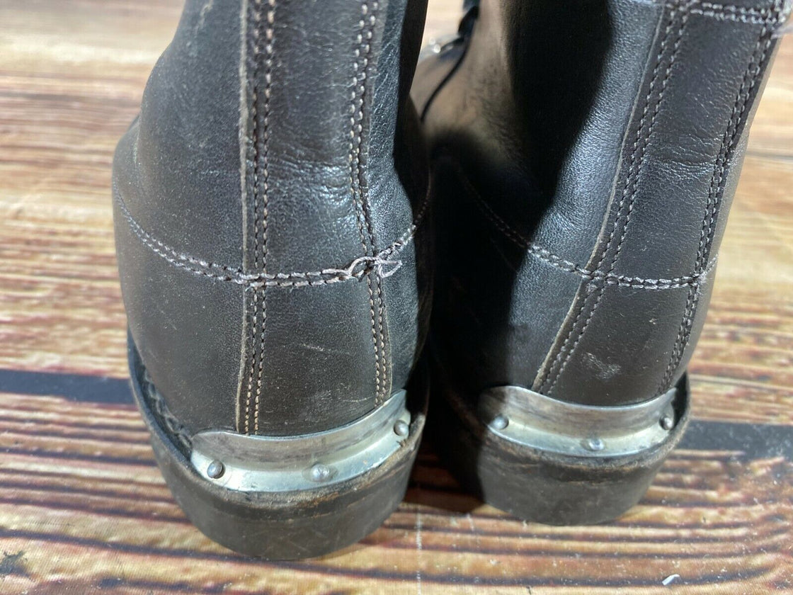 SCANDINAVIA SKO Vintage Alpine Ski Boots Mountain Skiing EU41 Mondo 255 KL176