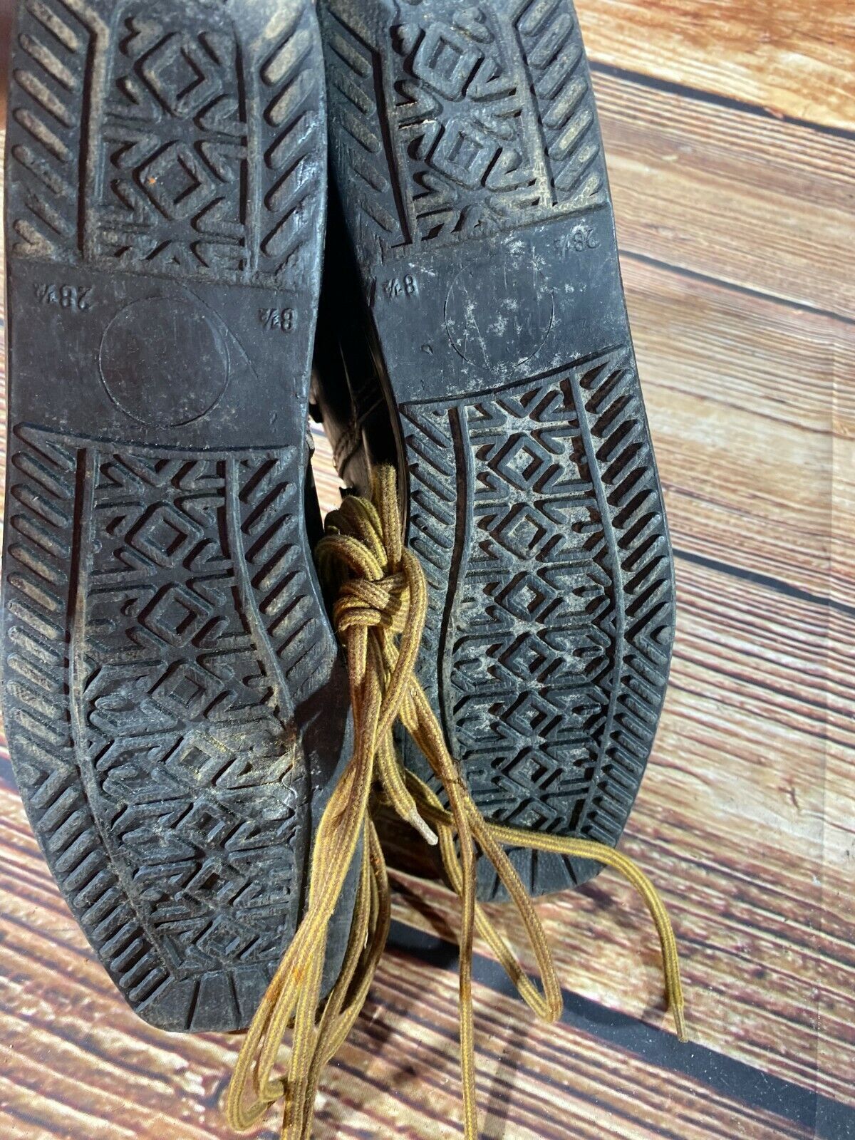 Leather Alpine Ski Boots EU 43 US 9.5 Vintage 270mm KL160