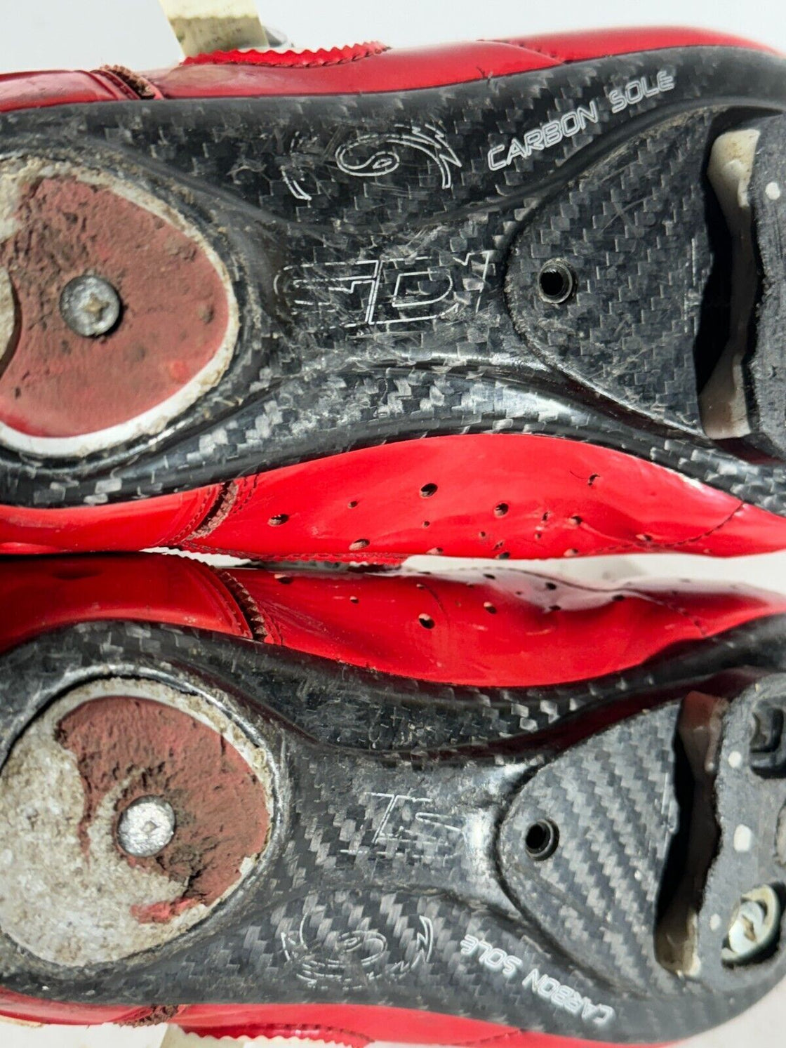 SIDI Carbon Cycling Road Shoes EU42 US8 UK7 Mondo 255 cs565