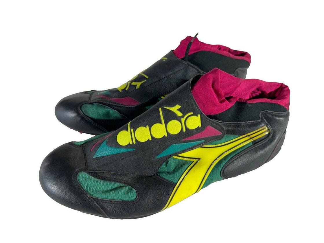 DIADORA Vintage Cycling MTB Shoes Mountain Bike Boots EU45 US10 Mondo 280 cs177