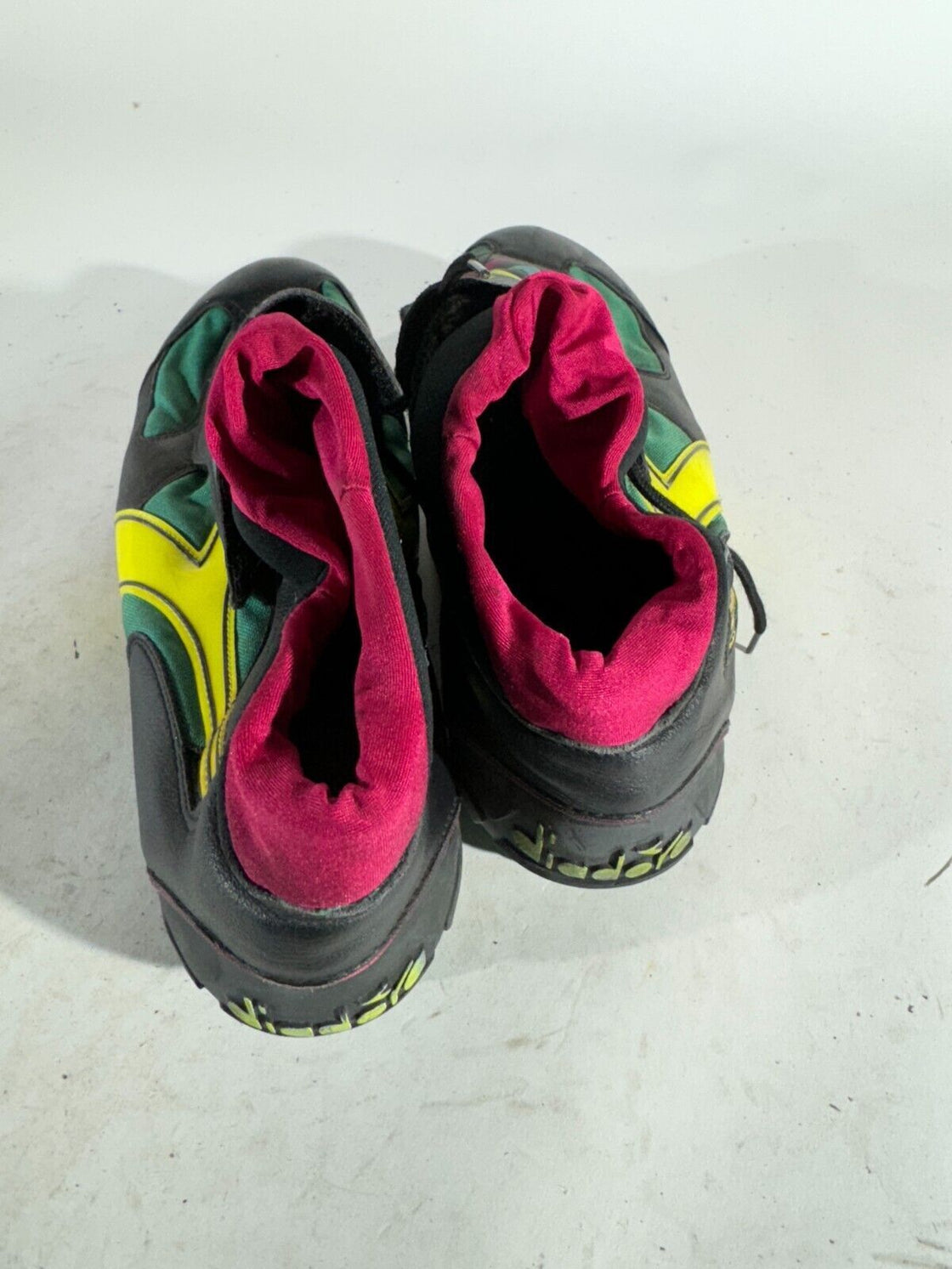DIADORA Vintage Cycling MTB Shoes Mountain Bike Boots EU45 US10 Mondo 280 cs177