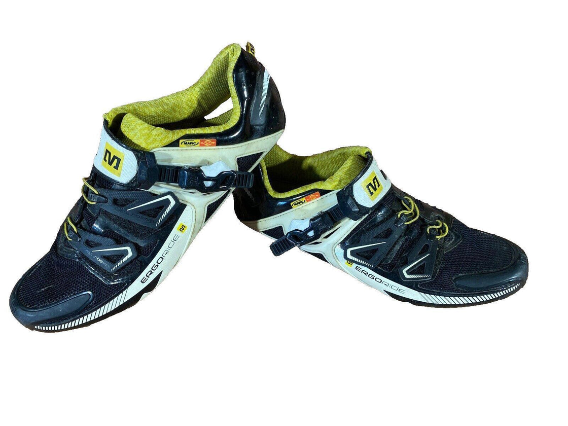 MAVIC Carbon Road Cycling Shoes 3 Bolts Size EU42 2/3  US9 Mondo 270 cs785