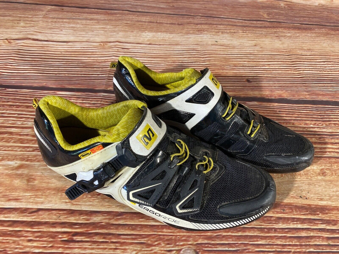 MAVIC Carbon Road Cycling Shoes 3 Bolts Size EU42 2/3  US9 Mondo 270 cs785