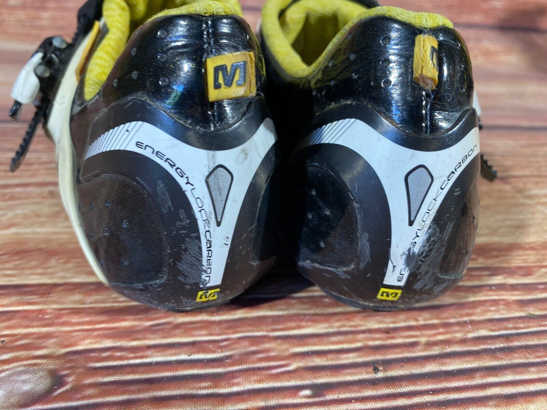 MAVIC Carbon Road Cycling Shoes 3 Bolts Size EU42 2/3  US9 Mondo 270 cs785
