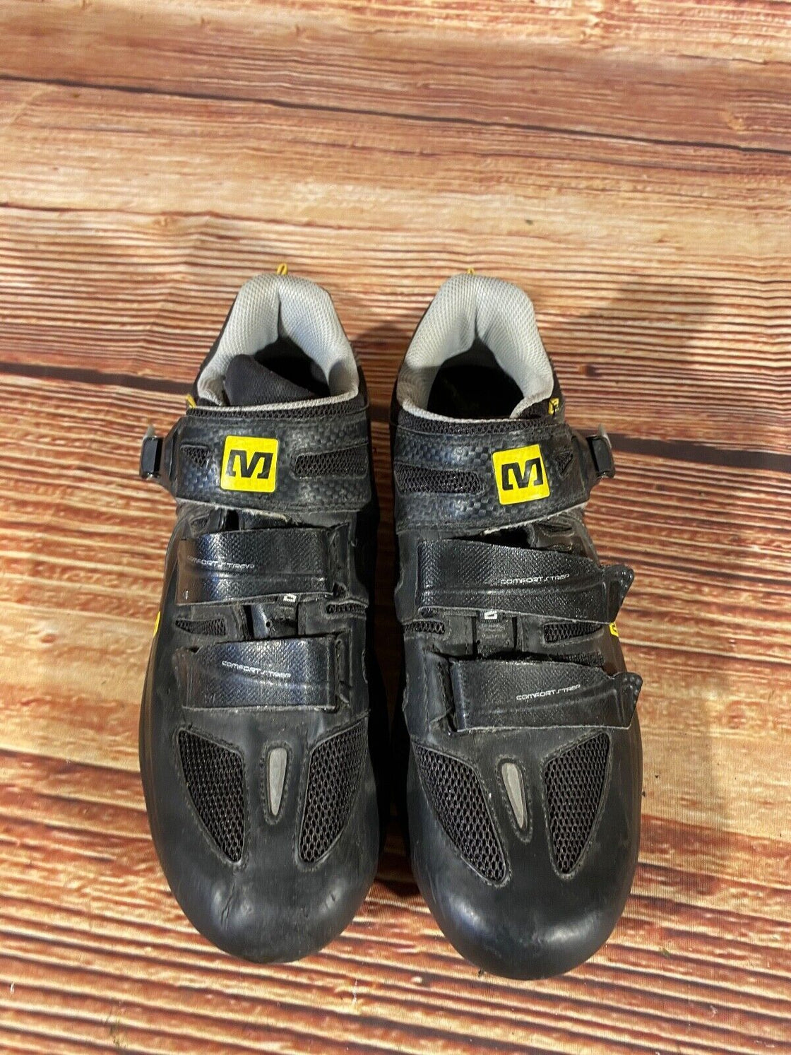 MAVIC Carbon Road Cycling Shoes 3 Bolts Size EU43 1/3  US9.5 Mondo 274 cs787