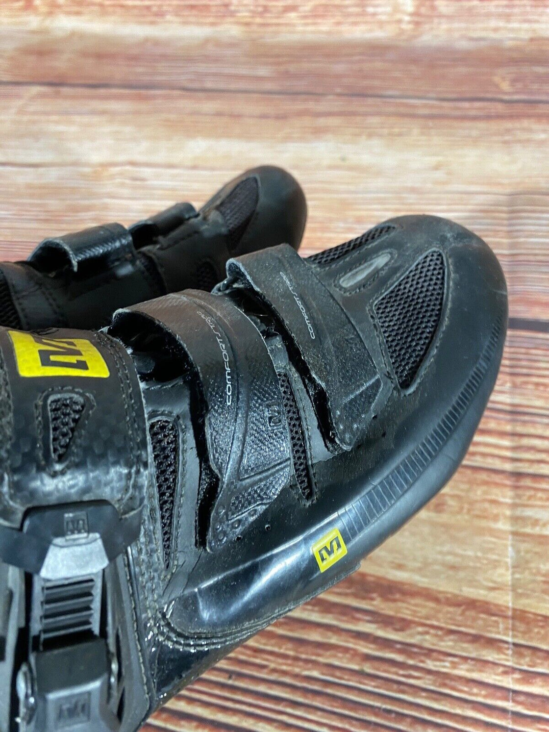 MAVIC Carbon Road Cycling Shoes 3 Bolts Size EU43 1/3  US9.5 Mondo 274 cs787