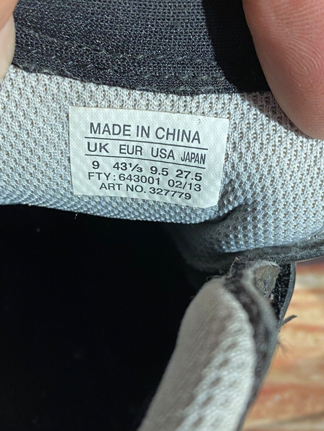 MAVIC Carbon Road Cycling Shoes 3 Bolts Size EU43 1/3  US9.5 Mondo 274 cs787