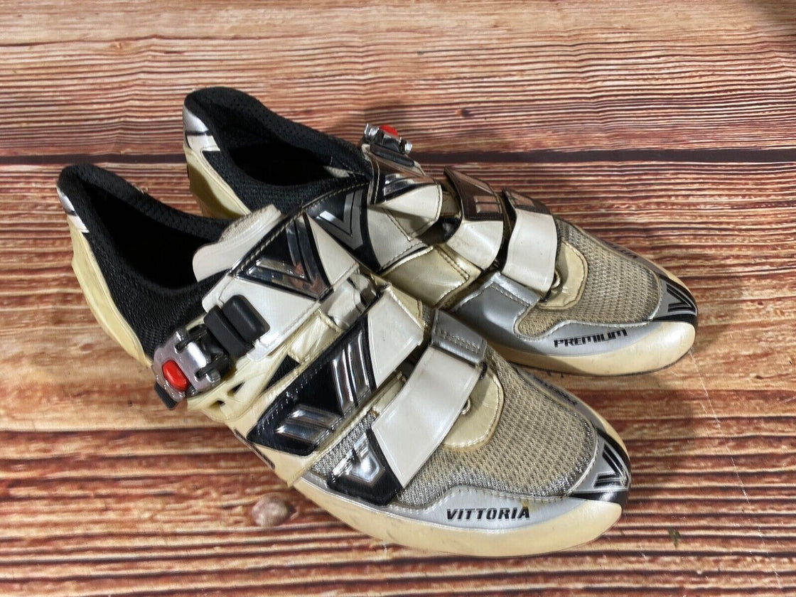 VITTORIA Carbon Premium Road Cycling Shoes Size EU46 US11 Mondo 285 cs793