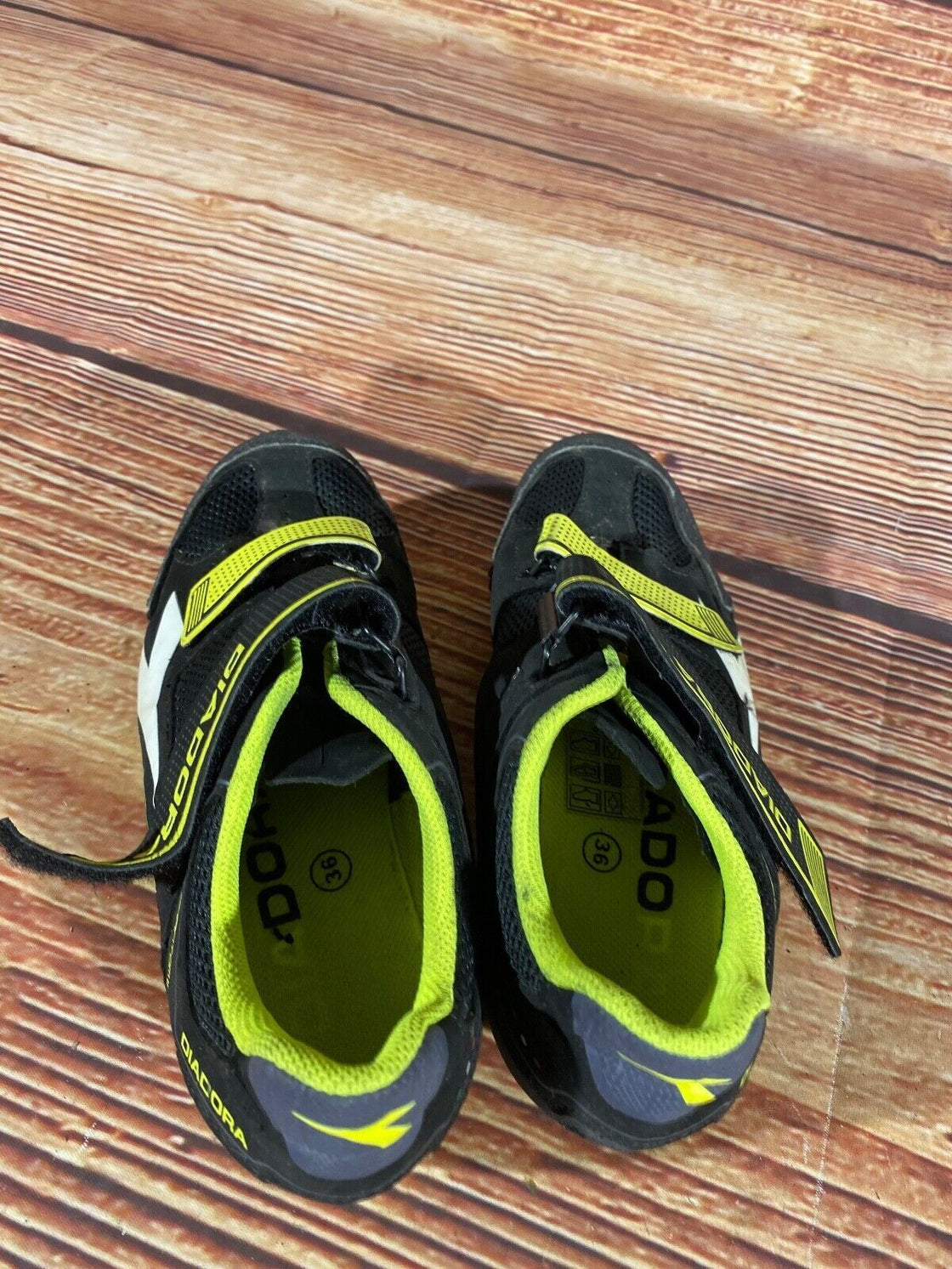 DIADORA Mtb Cycling Shoes Mountain Bike 2 Bolts Size EU36 US4 Mondo 212 cs974