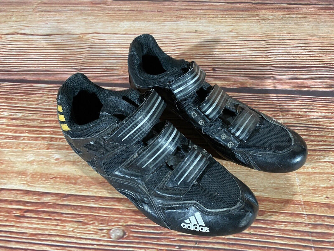 Adidas Road Cycling Shoes 3 Bolts Size EU44 2/3  US10.5 Mondo 285 cs774 Used