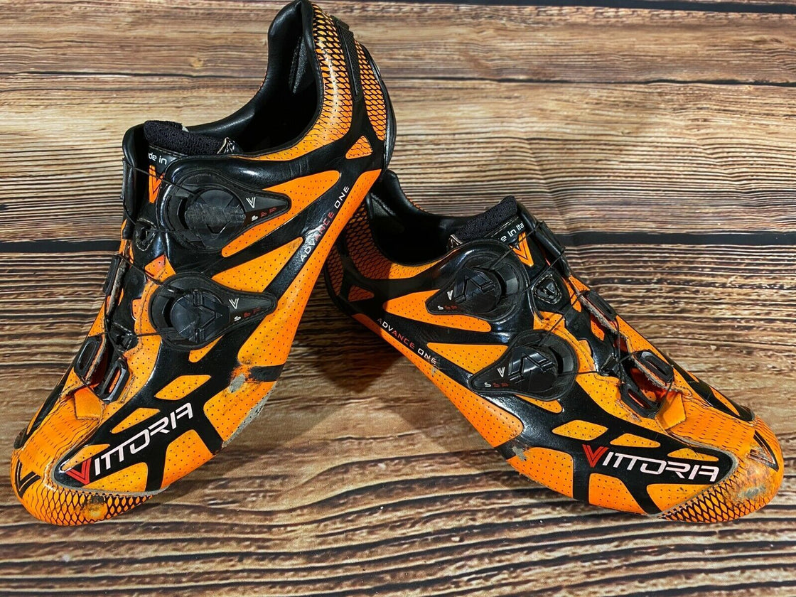 VITTORIA Road Cycling Shoes Biking Boots Size EU44.5 US11 Mondo 282 cs788