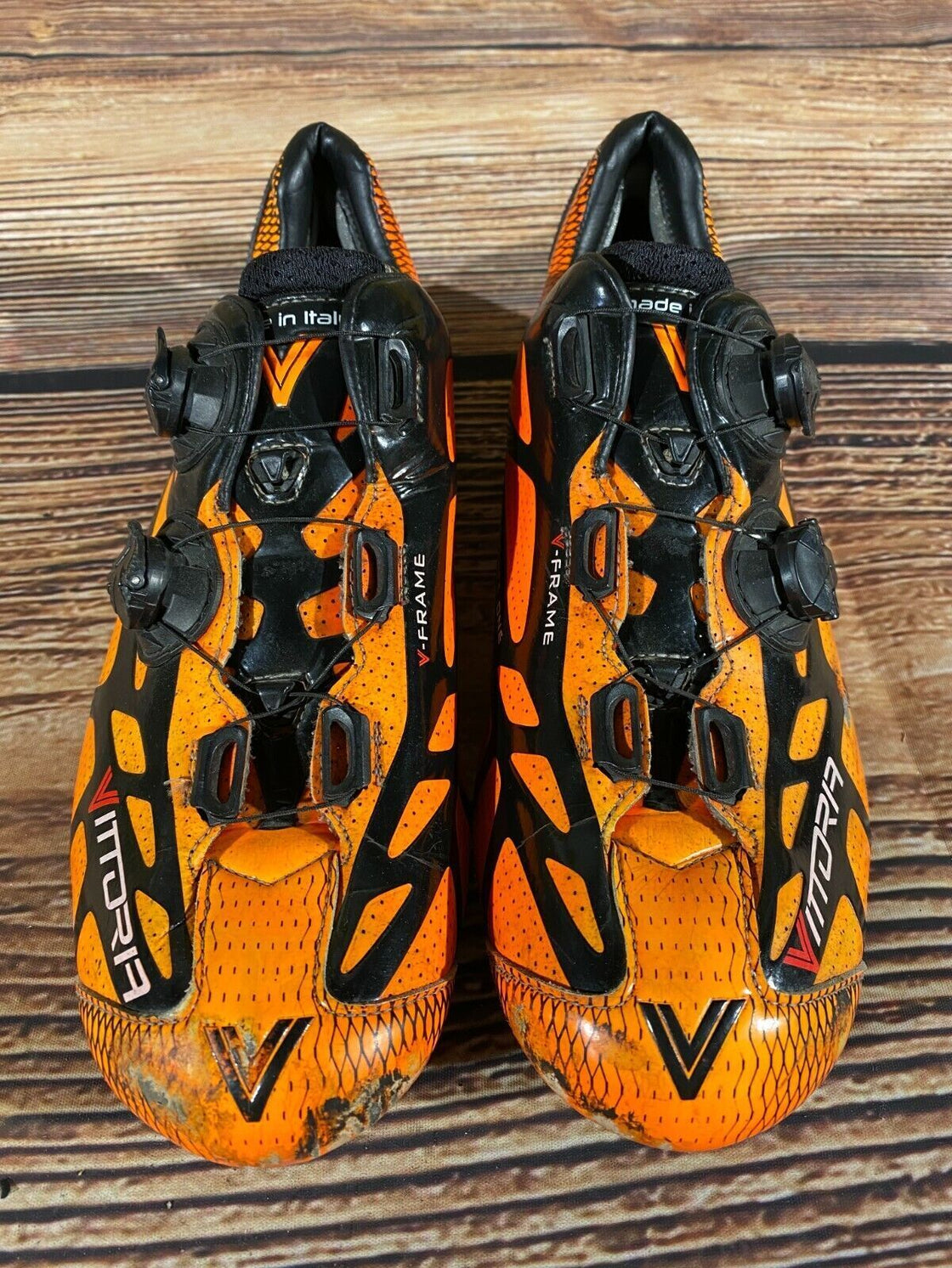 VITTORIA Road Cycling Shoes Biking Boots Size EU44.5 US11 Mondo 282 cs788