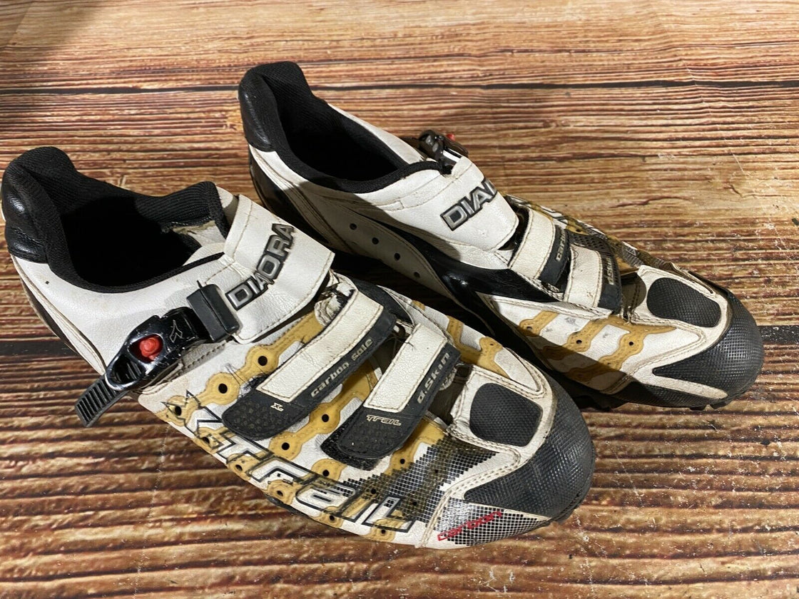 DIADORA X-Trail Carbon Cycling MTB Shoes Mountain Bike EU46 US12 Mondo 288 cs953