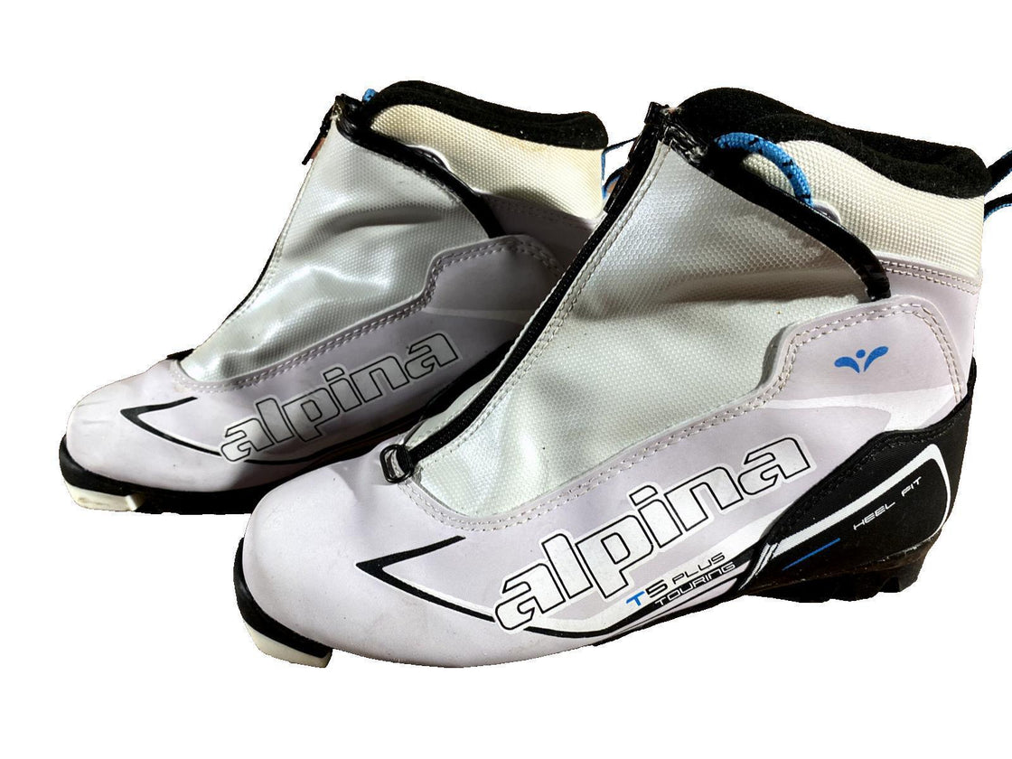 Alpina T5 Plus Nordic Cross Country Ski Boots Size EU38 US6 for NNN 958