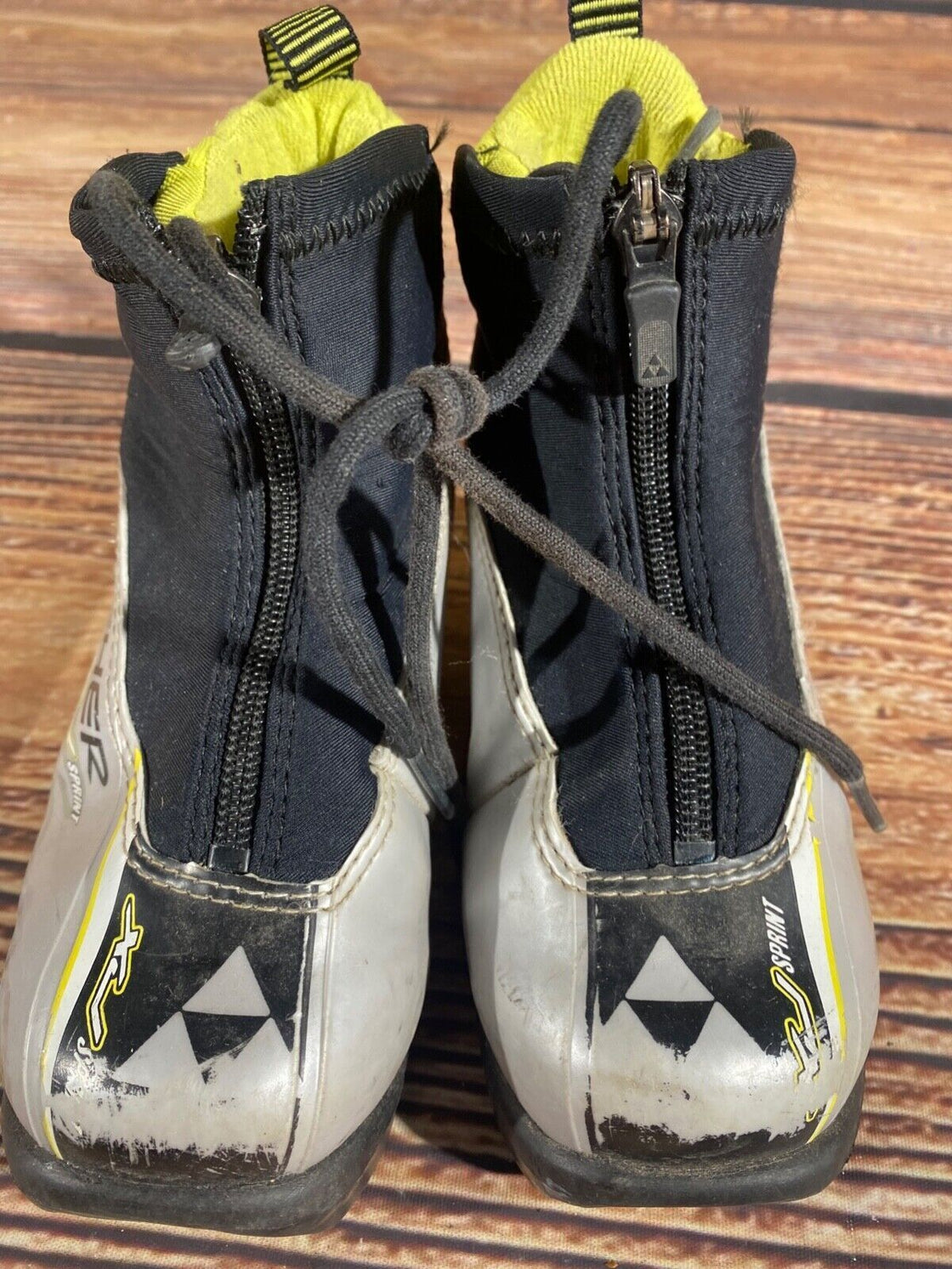 Fischer XJ Sprint Kids Nordic Cross Country Ski Boots Size EU30 US11.5 NNN F-526