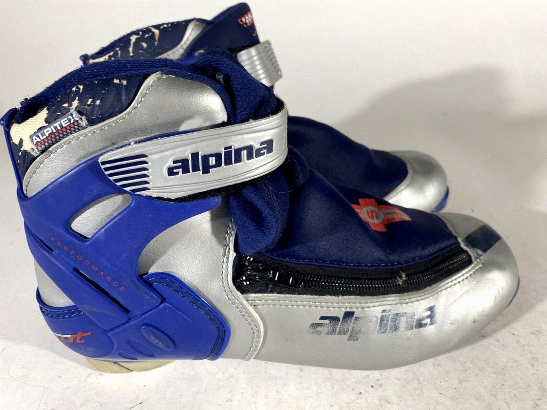 Alpina Sport Cross Country Ski Boots Classic Size EU43 US9.5 NNN Rottefella