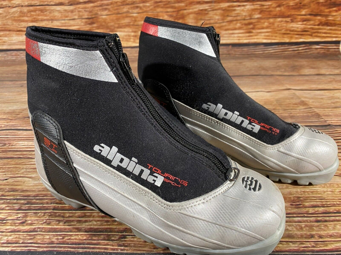 Alpina ST10 JR Nordic Cross Country Ski Boots Size EU37 US5for NNN bindings