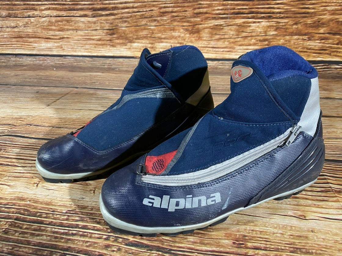 Alpina ST11 Nordic Cross Country Ski Boots Size EU41 US8 NNN bindings 603