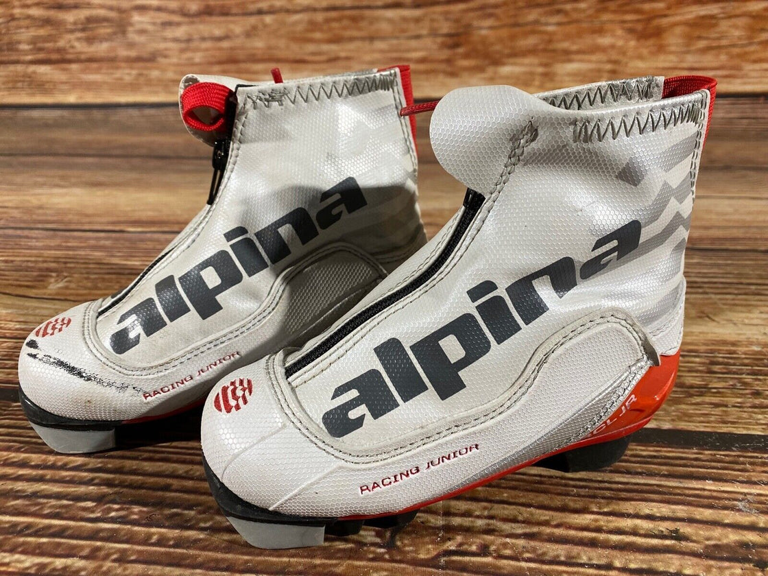 Alpina RCL Jr Kids Nordic Cross Country Ski Boots Size EU27 US9.5 NNN A-667