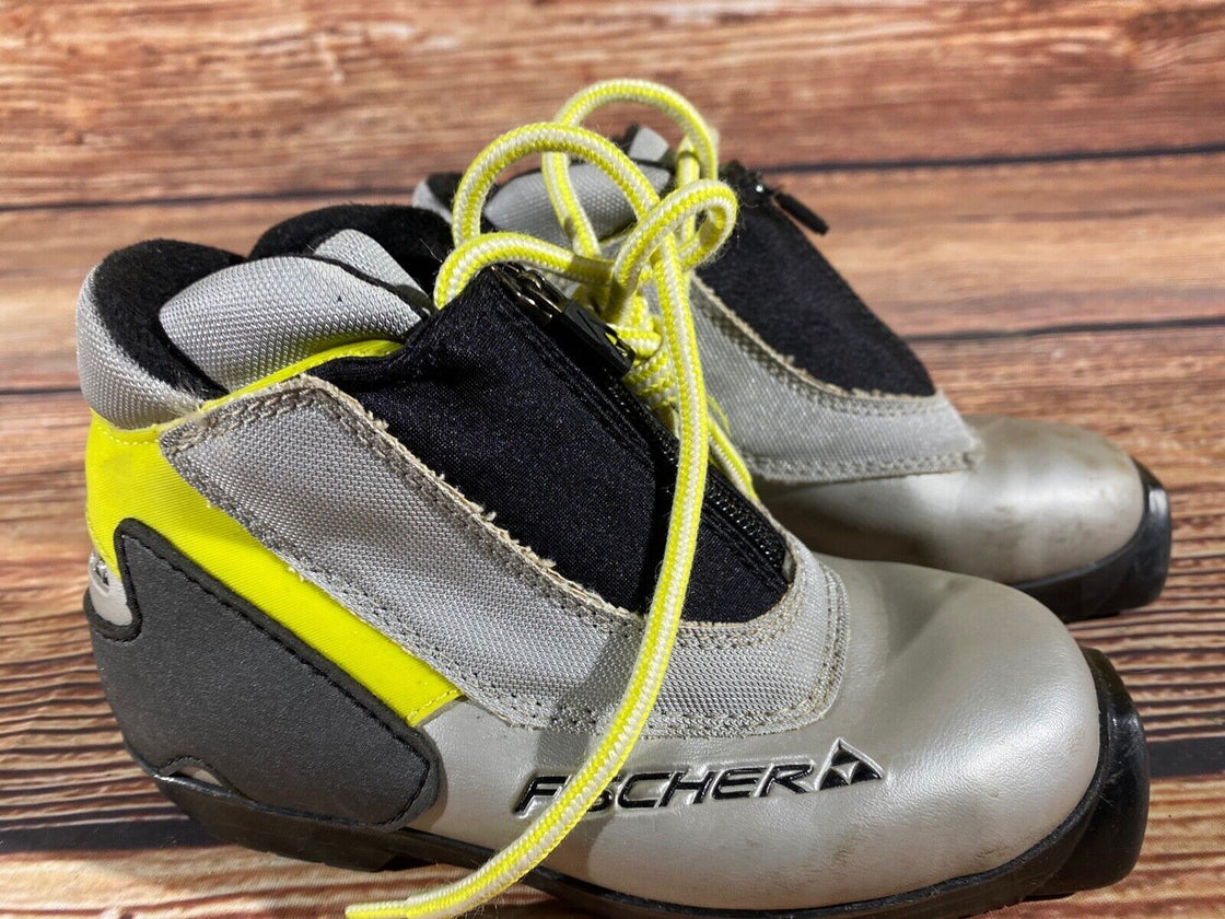 Fischer Kids Cross Country Ski Boots Size EU30 US12 SNS Profil F-577