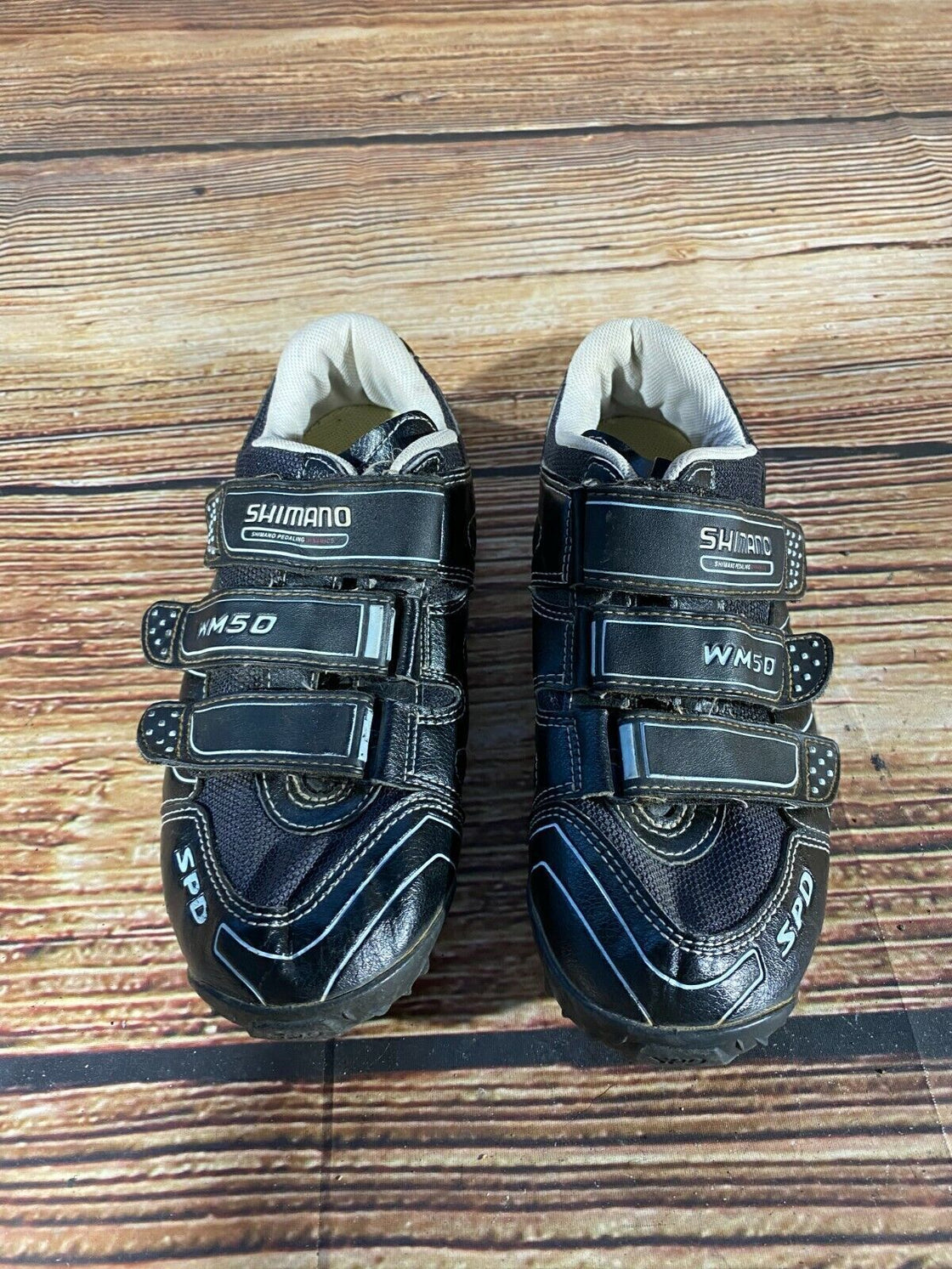 SHIMANO WM50 Cycling MTB Shoes Mountain Bike Boots Ladies Size EU39 with Cleats