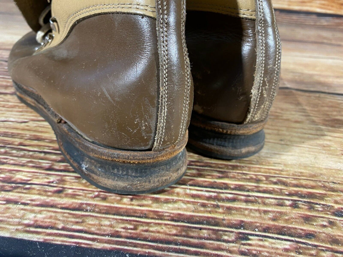 Vintage Nordic Cross Country Ski Boots for Kandahar Old Cable Bindings EU41 US8