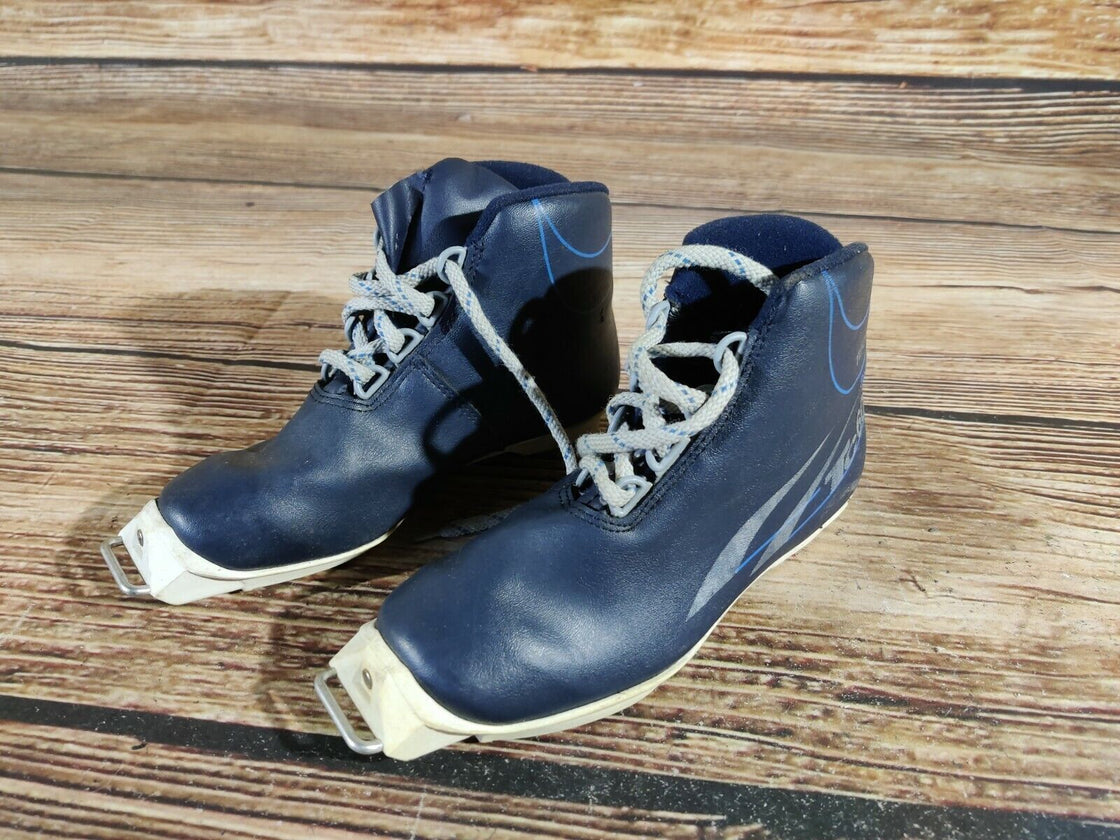 Tecno TC60 Cross Country Ski Boots Size EU35 US3 for SNS Old Bindings 1236