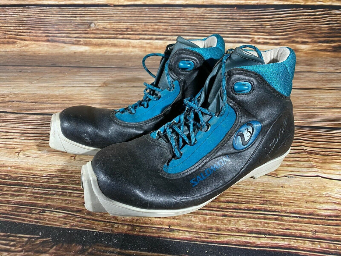 SALOMON V3 Nordic Cross Country Ski Boots Size EU38 US6 SNS profil