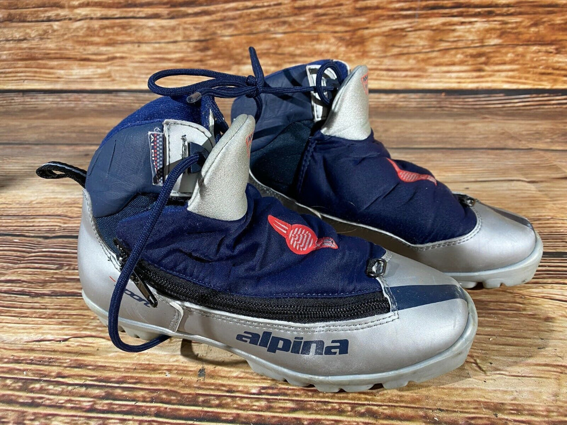 Alpina 311 Nordic Cross Country Ski Boots Size EU37 US5 NNN bindings 1030