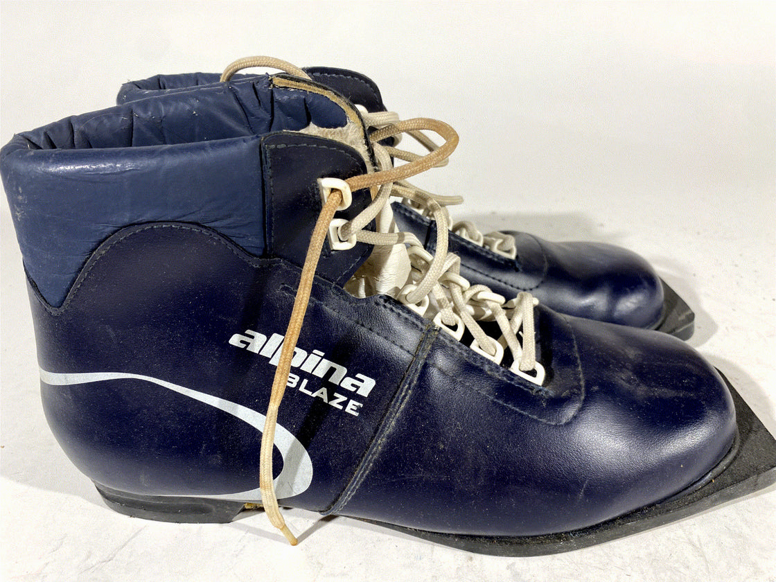 Alpina Vintage Nordic Norm Cross Country Ski Boots Size EU45 US11.5 NN 75mm