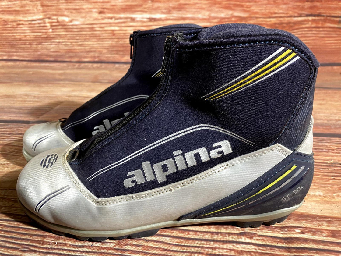 Alpina ST20 Nordic Cross Country Ski Boots Size EU41 US8 for NNN 1048
