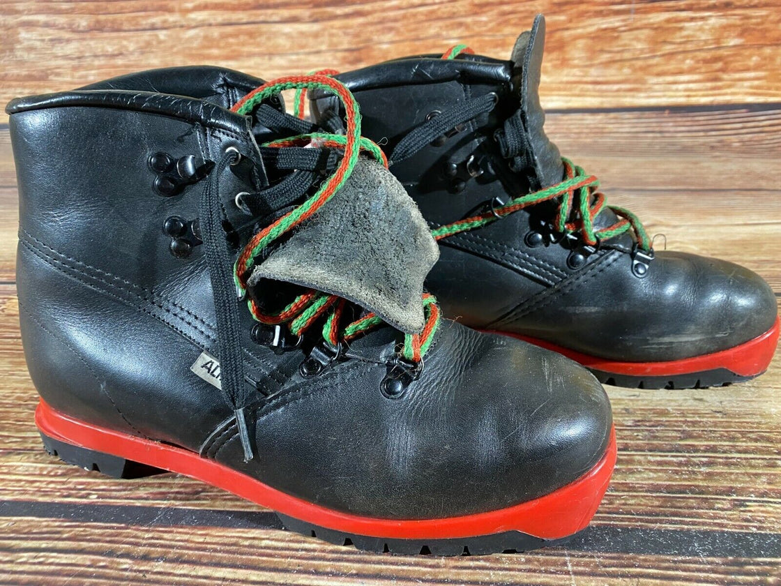 Alfa Vintage Back Country Nordic Cross Country Ski Boots SizeEU40 US7.5 NNN BC