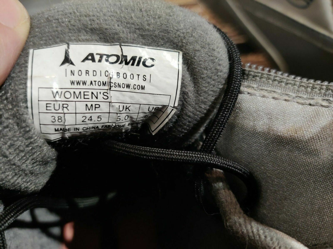 Atomic Fitness Cross Nordic Cross Country Ski Boots Size EU38 US5.5 NNN