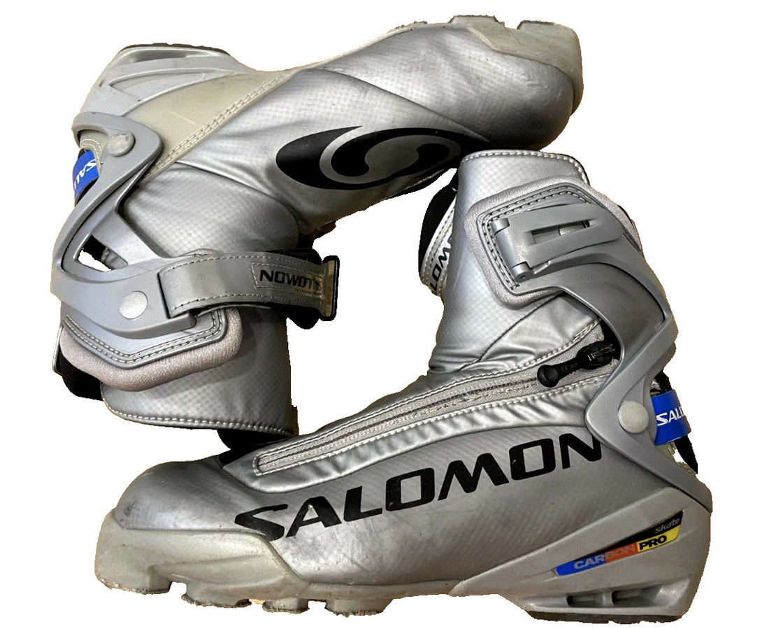 SALOMON Skate Carbon Nordic Cross Country Ski Boots Size EU38 US5.5 SNS Pilot