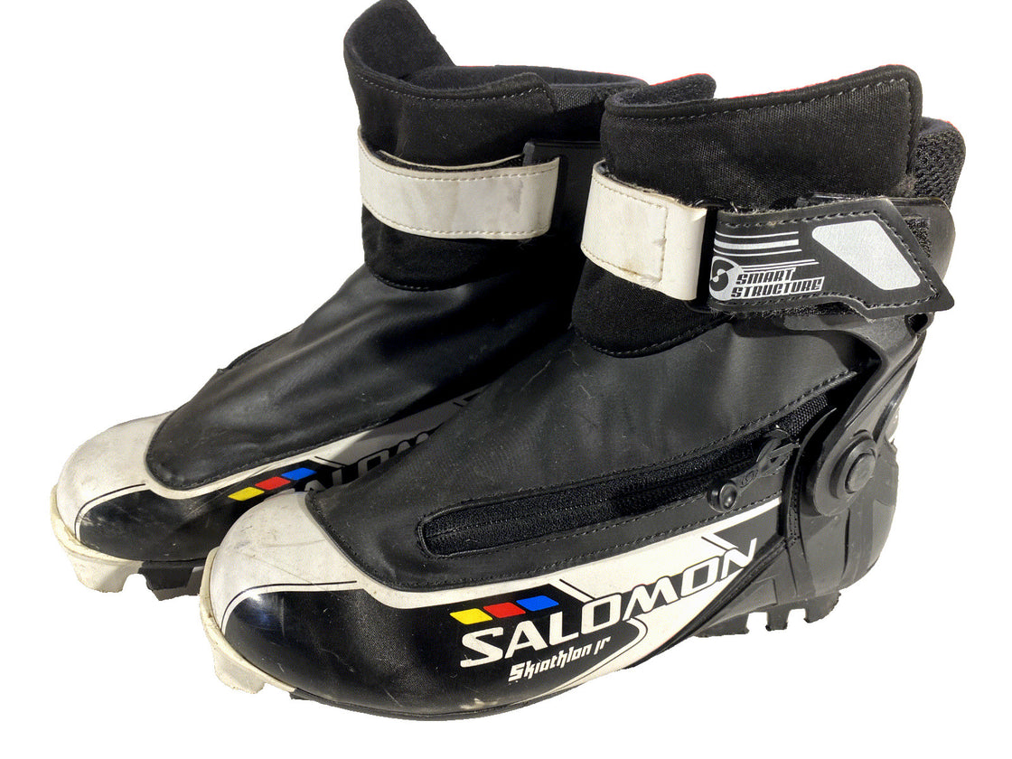 SALOMON Skiathlon Junior Cross Country Ski Boots Size EU37 1/3 US5 for SNS Pilot