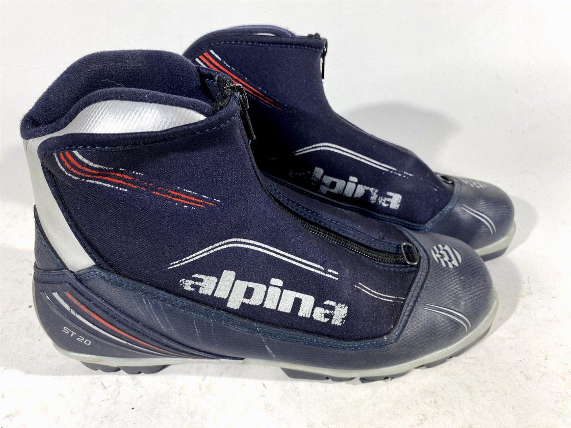 Alpina ST20 Classic Nordic Cross Country Ski Boots Size EU42 US9 NNN 99