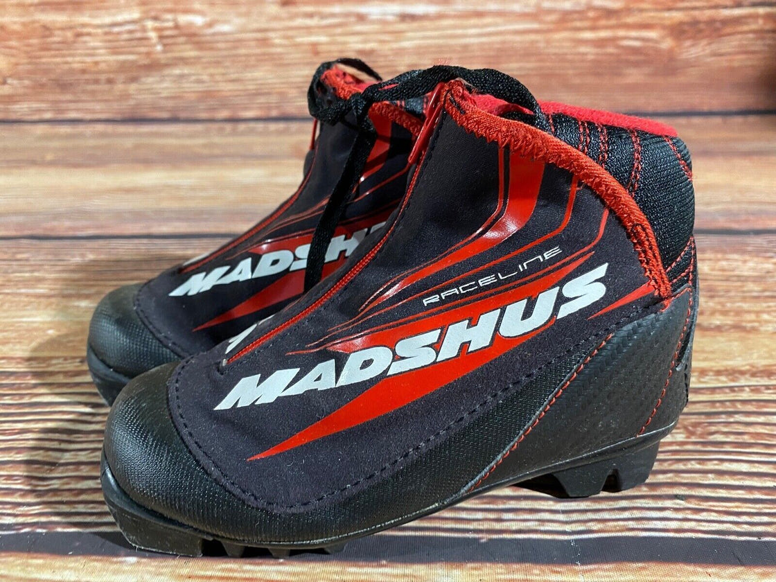 Madshus Raceline Kids Nordic Cross Country Ski Boots Size EU29 US11 NNN M212