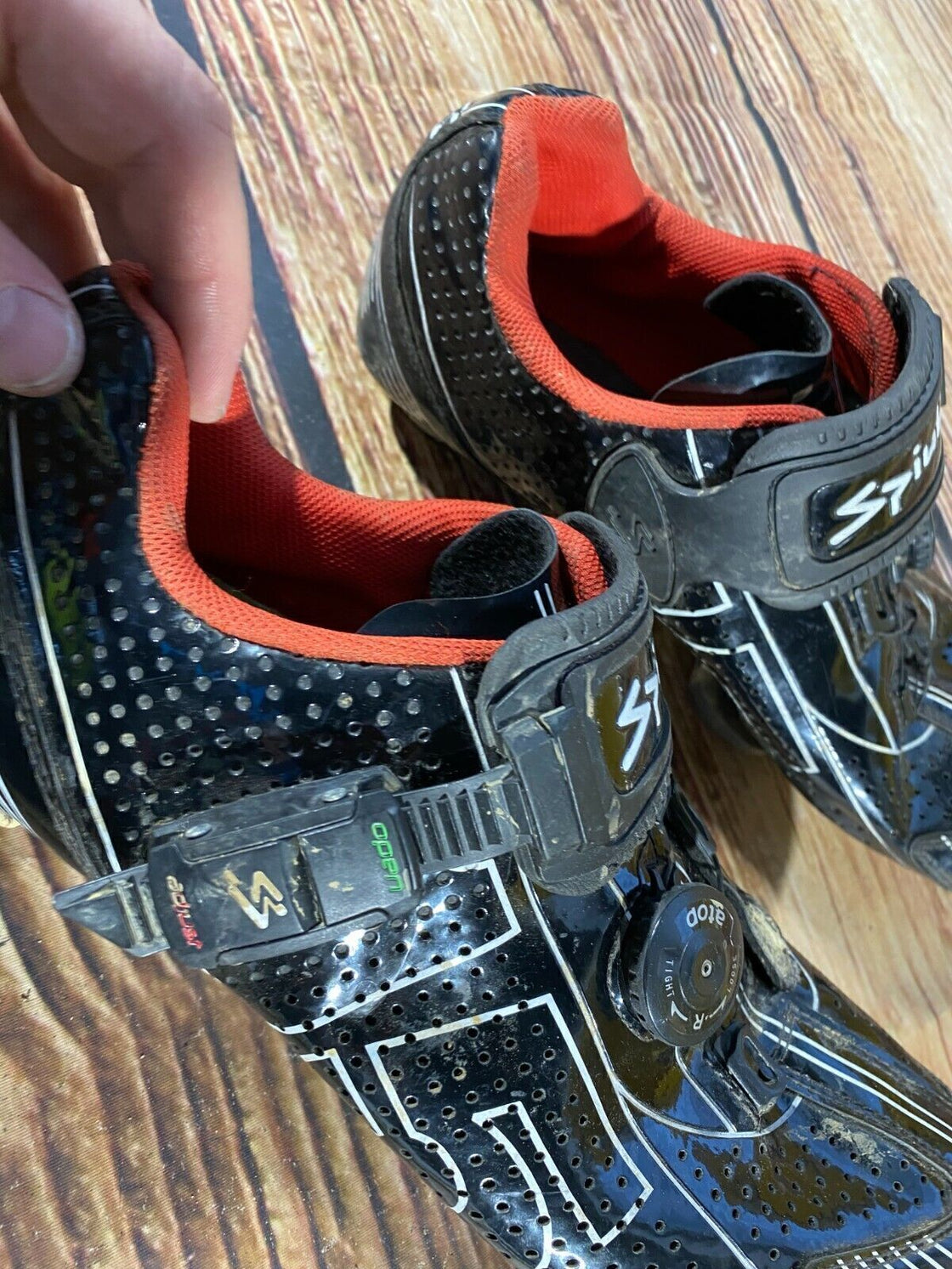 SPIUK Road Cycling Shoes Clipless Biking Boots Size EU 42 with Cleats