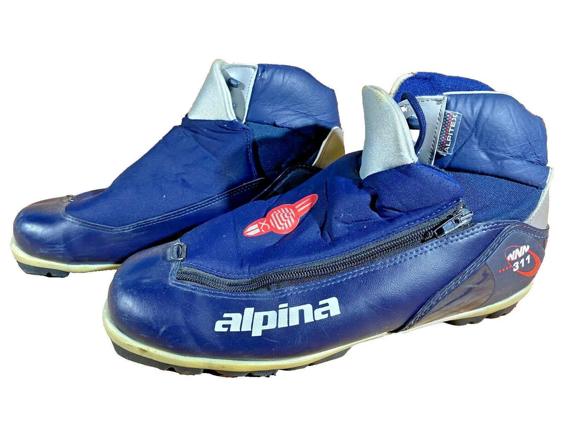 Alpina 311 Nordic Cross Country Ski Boots Size EU46 for NNN bindings 840