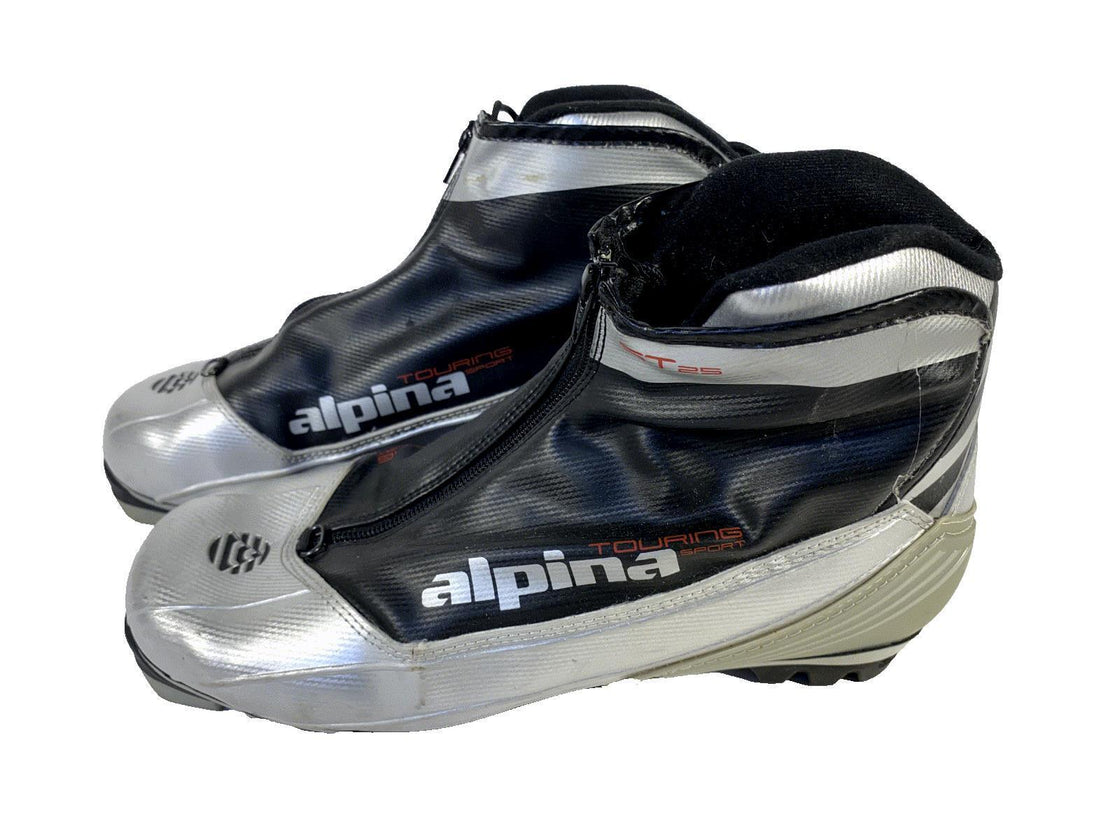 Alpina ST25 Classic Nordic Cross Country Ski Boots Size EU44 US10.5 NNN 19